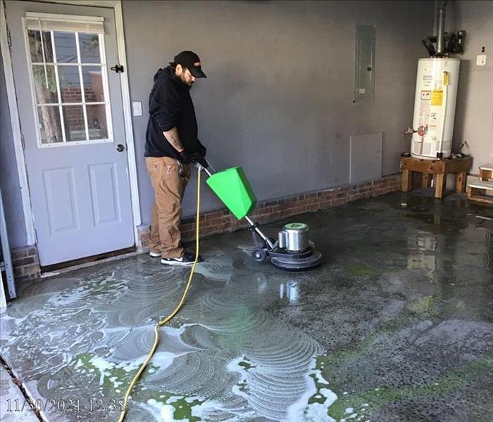 SERVPRO working on remediation